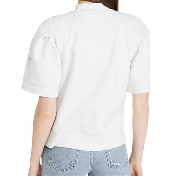 Agolde The Round Shoulder Half Sleeve Box Sweatshirt - Picture 2 of 12